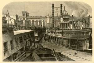The Levee at St. Louis by W. Roberts