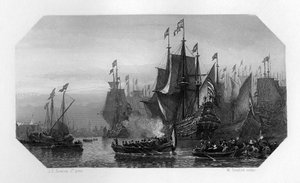 Piet Pieterszoon Hein Brings in the Silver Fleet, Netherlands