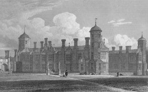 Cobham Hall, North West View Kent by W. Wallis