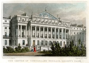 The centre of Cumberland Terrace, Regents Park, London