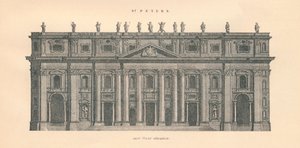 St Peters - east front elevation, 1889 by W and AK Johnston