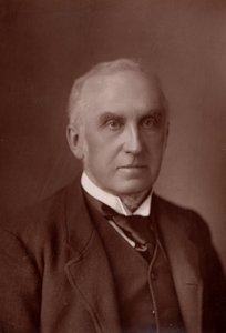 Charles Russell, first Baron Russell of Killowen English lawyer. Lord Chief Justice of England from 1894 by W. and D. (after) Downey