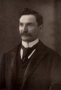 Solomon Joseph Solomon (1860-1927), English portrait and mural painter by W. and D. (after) Downey