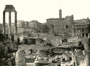 General view of the Forum, Rome, Italy, 1895 by W and S Ltd