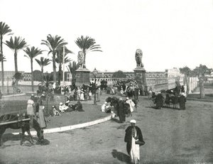 The Kasr-el-nil Bridge, Cairo, Egypt