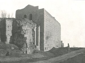 Tower from which St Paul descended in a basket, Damascus, Ottoman Syria, 1895 by W and S Ltd