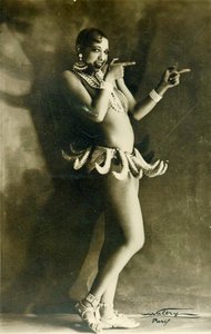 Josephine Baker Wearing Her Famous Banana Costume c.1927