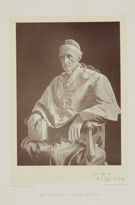 Portrait of Cardinal Henry Edward Manning by Walery Rzewuski