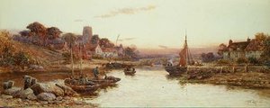 Wootton from the River by Walker Stuart Lloyd