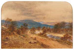 The Road to Glen Cluny, Braemar - 1876