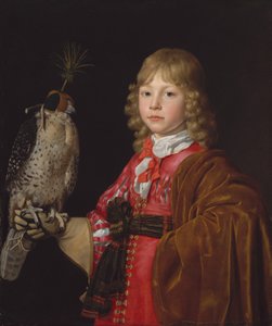 Portrait of a Boy with a Falcon