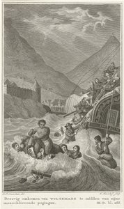 Death of Woltemade at the Cape of Good Hope, 1773 by Walraad Nieuwhoff
