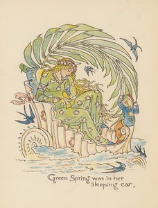 Illustration for Legends for Lionel by Walter Crane by Walter (after) Crane