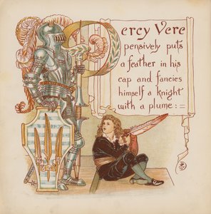 Illustration for Pothooks and Perseverance by Walter Crane by Walter (after) Crane