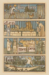 Page from The Golden Primer by Walter (after) Crane