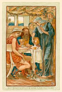 The Strangers Entertained by Walter (after) Crane