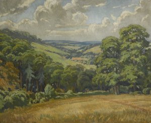 Devon Scene, Near Widdecombe Moor, c.1949 by Walter Ashworth