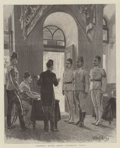 Orderly Room, Abdin Barracks, Cairo by Walter Charles Horsley