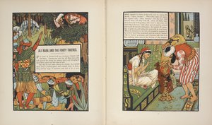 Ali Baba and the Forty Thieves by Walter Crane