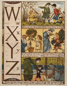Alphabet by Walter Crane