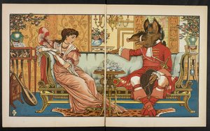 Illustration for Beauty and the Beast