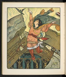 Illustration for the story, Princess Belle étoile by Walter Crane