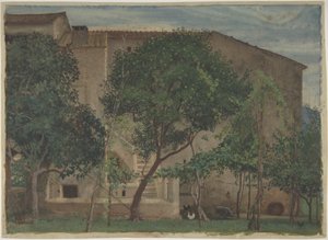 Italian Farmhouse by Walter Crane