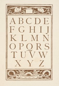 Letters of the alphabet. The Golden primer