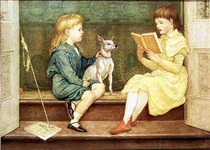 Lionel and Beatrice Crane by Walter Crane