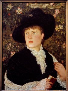 Portrait of Madame Walter Crane by Walter Crane