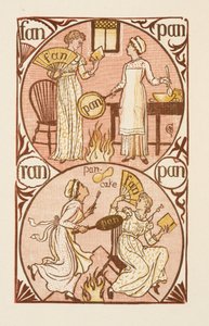 Rhyming words ending in the letter N. The Golden primer
