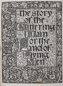 Title page decorated with floral pattern