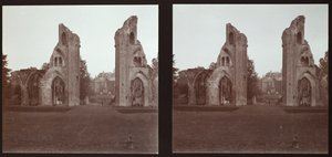Glastonbury Abbey, Glastonbury, Mendip, Somerset, 1913
