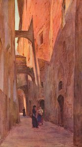 A Street in Siena, c1900