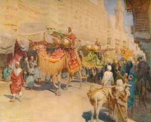 An Arab Wedding Procession