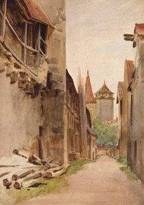Back Street, Rothenburg by Walter Frederick Roofe Tyndale