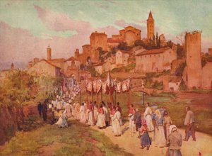 Corpus Domini at Viterbo by Walter Frederick Roofe Tyndale