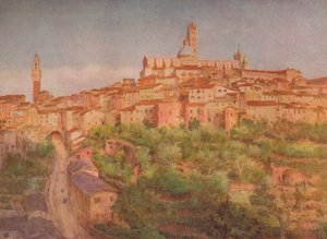 Siena: A Town on a Hill, c1900 1913 by Walter Frederick Roofe Tyndale