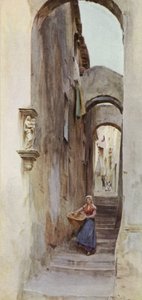 Street, Cervo San Bartolommeo, Italy