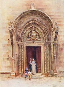 The Doorway of the Duomo of Curzola