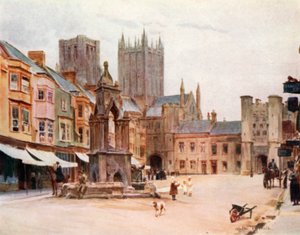The Market Place, Wells by Walter Frederick Roofe Tyndale