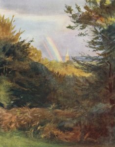 The New Forest: Lyndhurst Church from Emery Down by Walter Frederick Roofe Tyndale