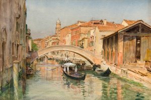 The old boat yard on Rio del Ognissanti, Venice