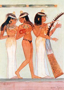Wall Paintings in the Tomb of Nacht at Thebes by Walter Frederick Roofe Tyndale