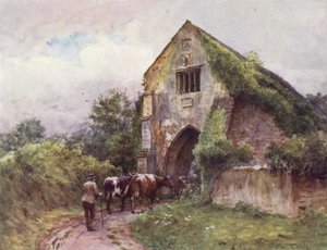 Wessex: Entrance gate, Cleeve Abbey by Walter Frederick Roofe Tyndale