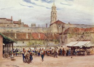 Yugoslavia: Market Day in Split