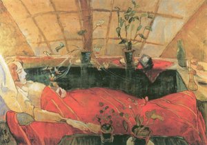 The Convalescent (Sonia Gramatté) 1921 by Walter Gramatte
