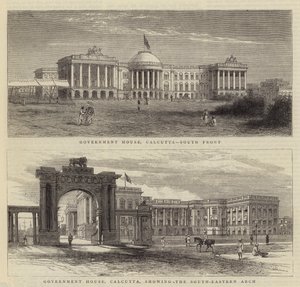 Government House, Calcutta by Walter Granville Smith