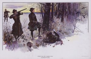 Woman Fair and Turkeys Wild: hunting wild turkeys