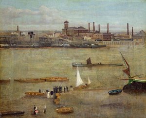 The Plumbago Factory, Battersea by Walter Greaves